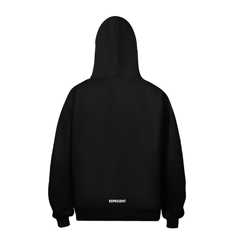 Represent Initial Star Hoodie Black