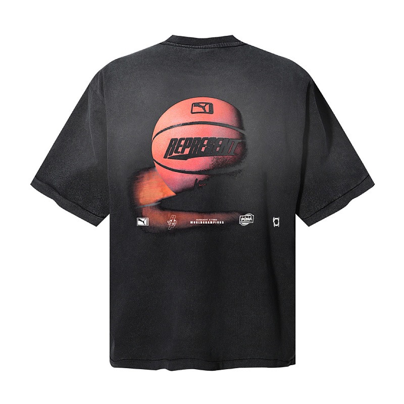 Represent Basketball World Champion Black Tee